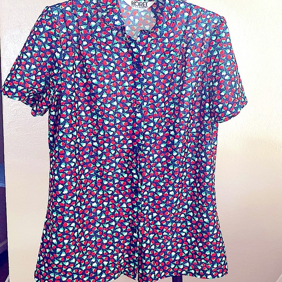 Vintage KORET OF CALIFORNIA Womens blouse - SIZE M - Picture 1 of 14